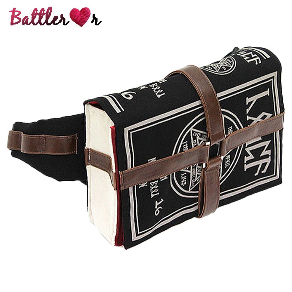 Gothic Magical Spell Book Messenger Crossbody Bag Cosplay Adjustable For Students Creative Unisex Shoulder Bag 2022 Сумка Плечо