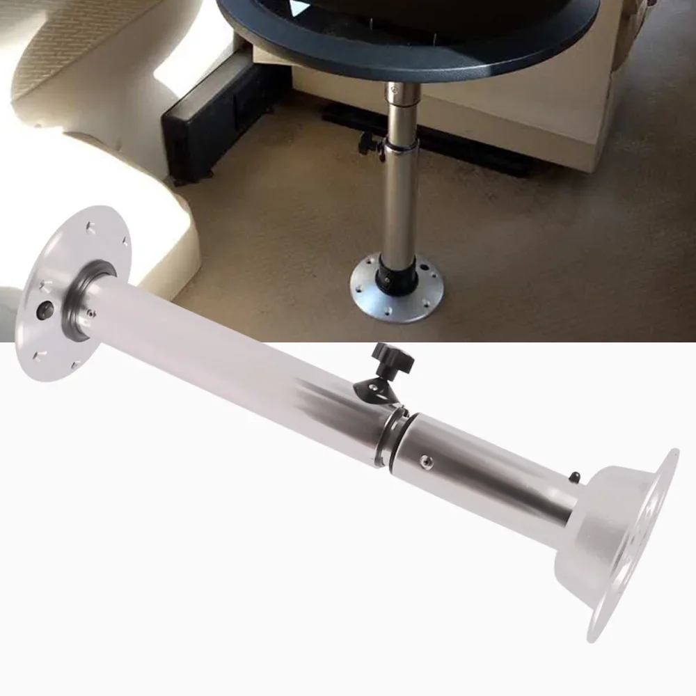 Aluminum Adjustable Table Pedestal Stand 565mm-720mm/22