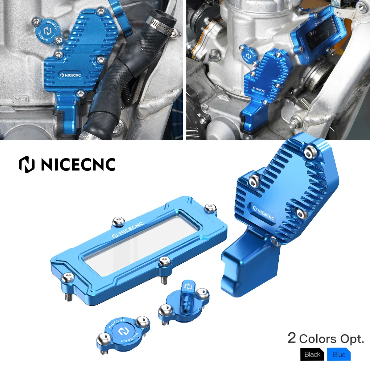 

NICECNC For Yamaha YZ250 1999-2023 YZ250X 2016-2023 2022 2021 2020 Power Exhaust Cylinder Valve Cover Holder Clear Guard