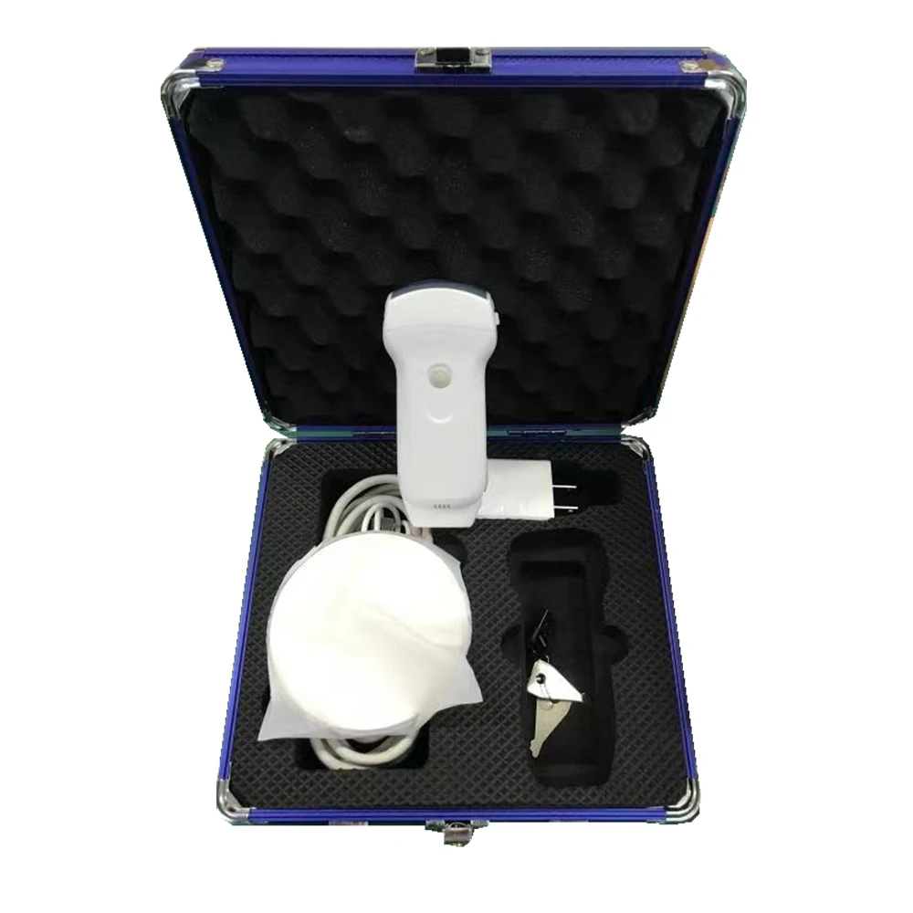 3-in-1 Wireless Double Head Ultrasound Scanner Sonography Probe Supports WIFI USB Android iOS System Electric Metal Plastic