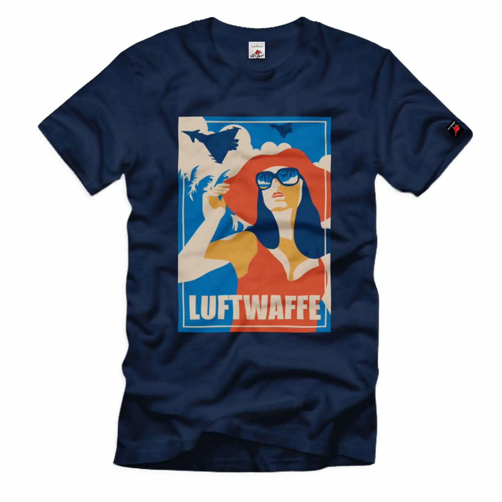 Летняя ретро футболка для отпуска на самолете BW Luftwaffe fan бундвэйр 618