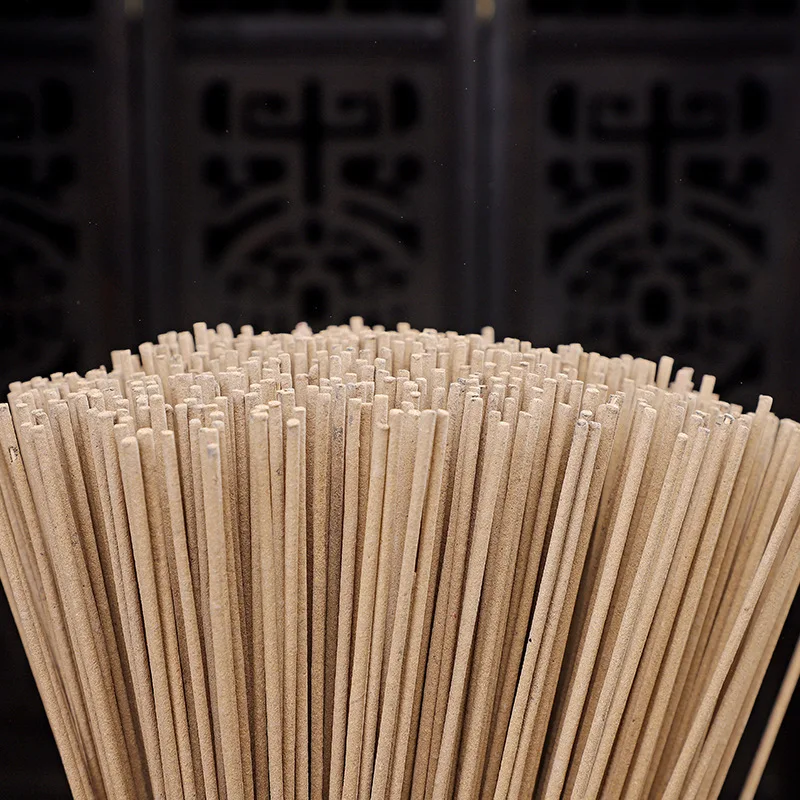 Incense Sticks Laoshan Sandalwood Bamboo Stick Incense 750G Smokeless Worship Offering to Buddha Bucket Included Incense Sticks