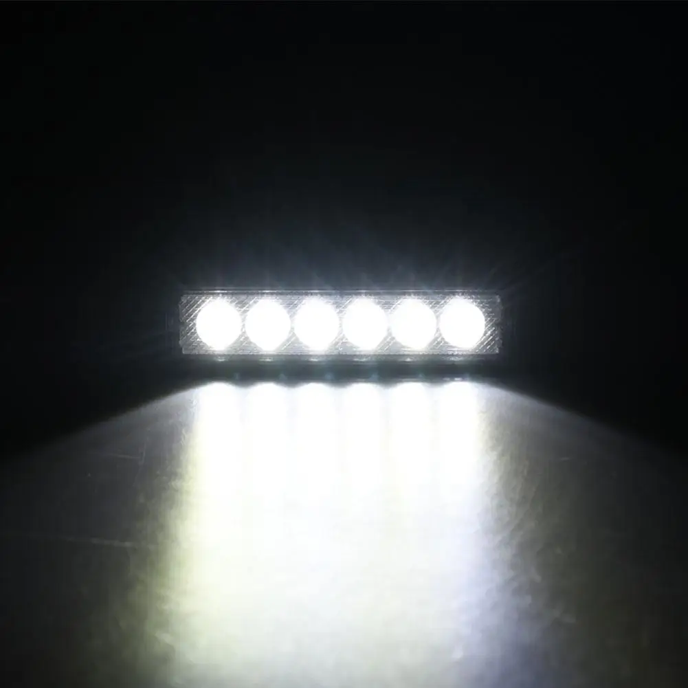 6 LED Offroad Car Work Light Spotlight Daytime Running Light 12V Flood Beam For Camping Hiking SUV Boat Bar Truck Car Styling