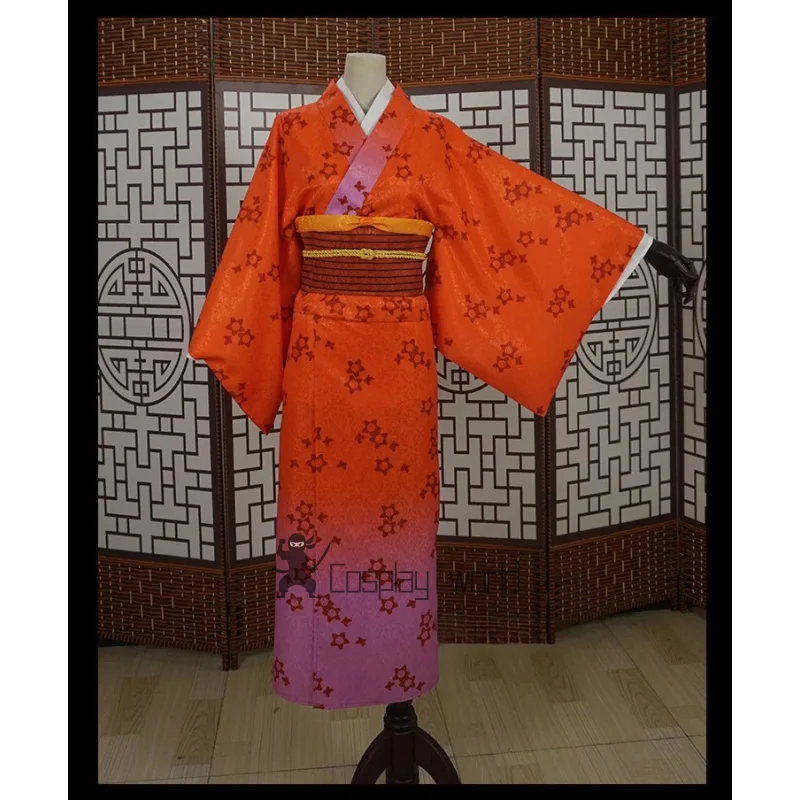 Disfraz de Anime Demon Slayer Ubuyashiki Amane para mujer, disfraz de Cosplay, ropa de kimono elegante, uniforme de fiesta de Carnaval y Halloween