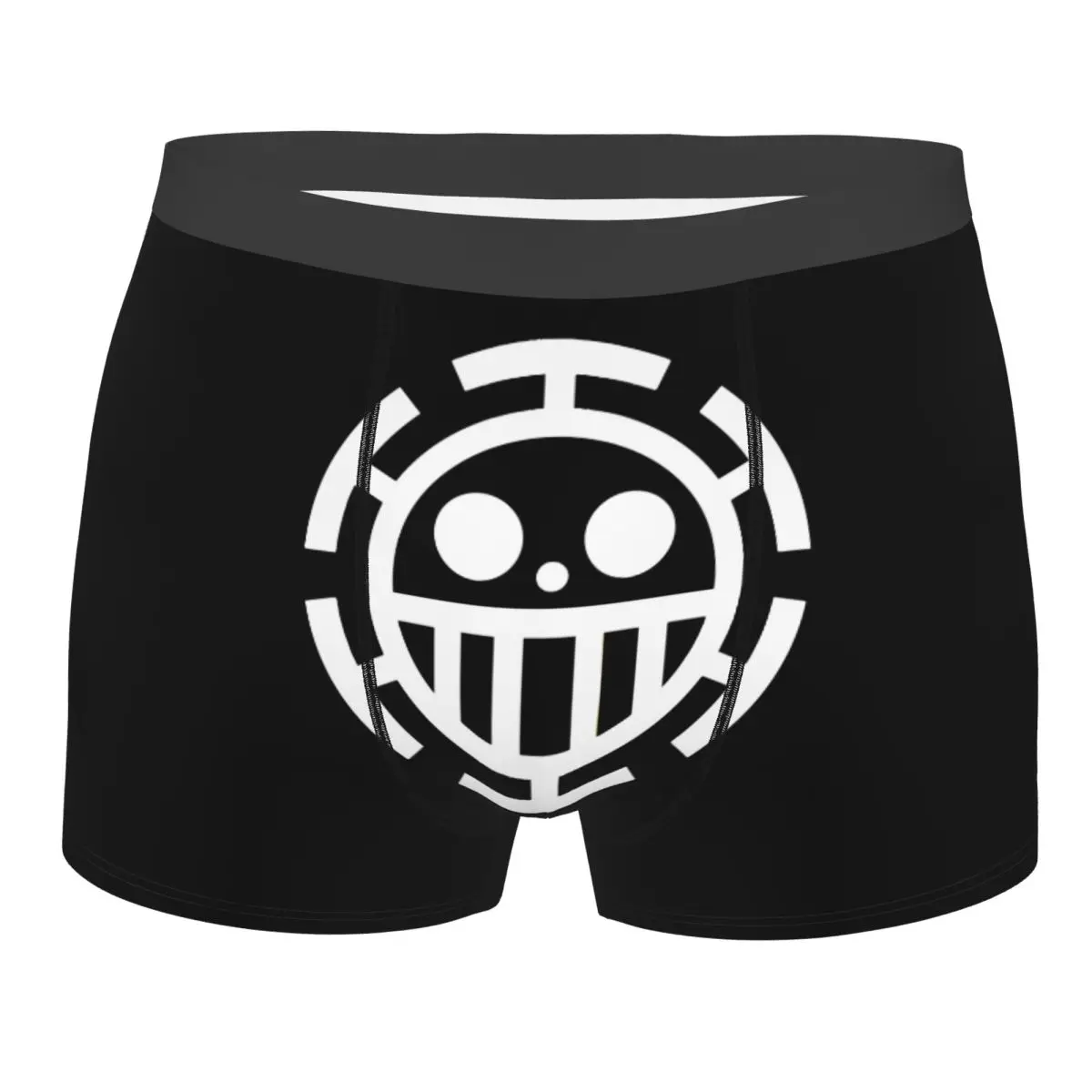 

Custom One P-Pieces Luffy Logo Underwear Men Printed Funny Boxer Shorts Panties Briefs Soft Underpants