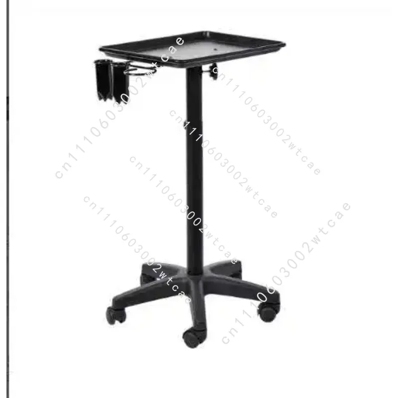Commercial Aluminum Beauty Trolley Hair StorageTrolley Portable Mobile Rolling Stand Trolley