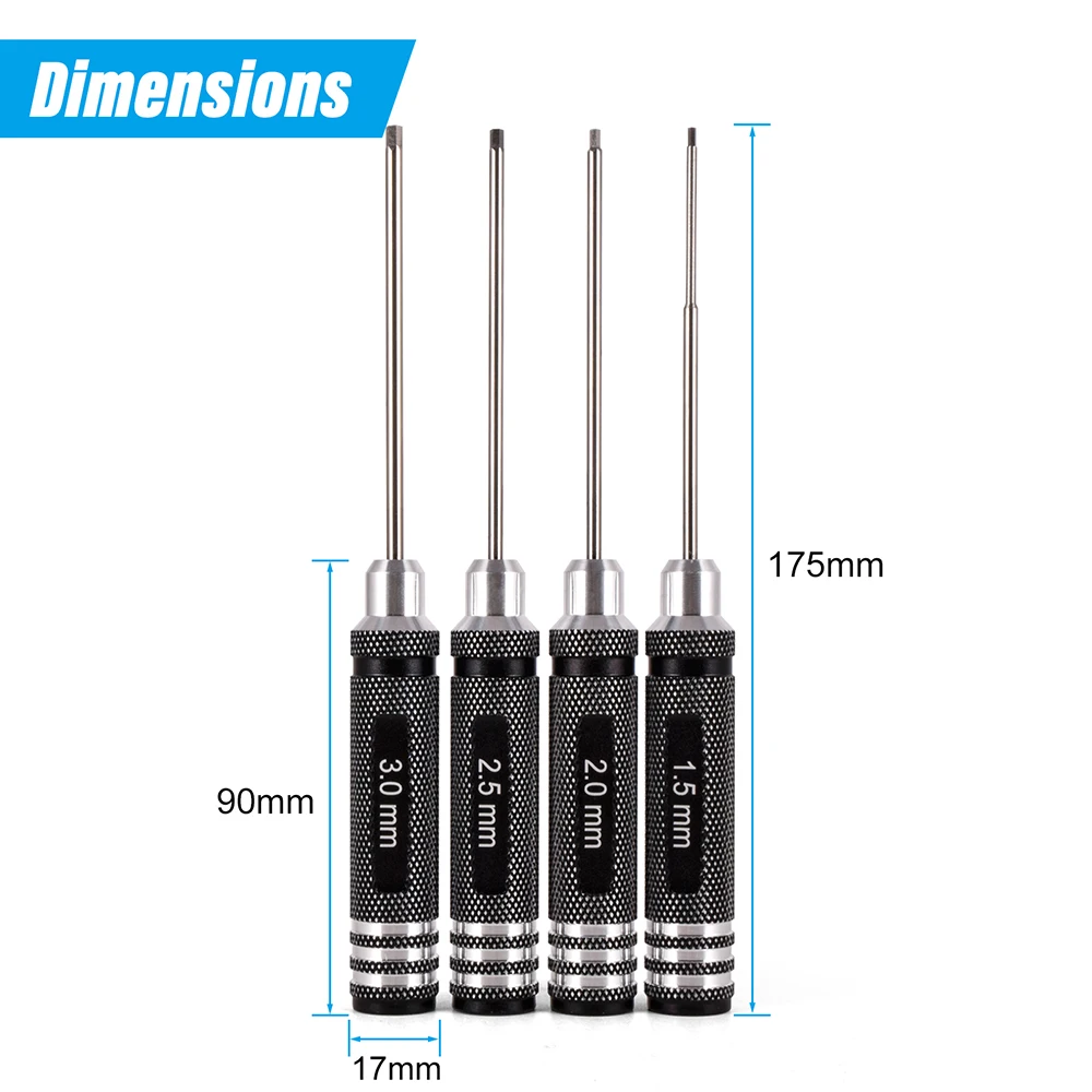 9IMOD RC Hex Driver ชุดไขควงโลหะเครื่องมือ Hex ชุดประแจ RC ซ่อมชุดเครื่องมือ RC หกเหลี่ยมประแจซ่อมเครื่องมือสําหรับ FPV Drone