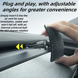 For Tesla Model 3/Y Car Aromatherapy Air Conditioner Deflector Anti-Draft Wind Cover Air Conditioner Anti-Direct Blowing Inner