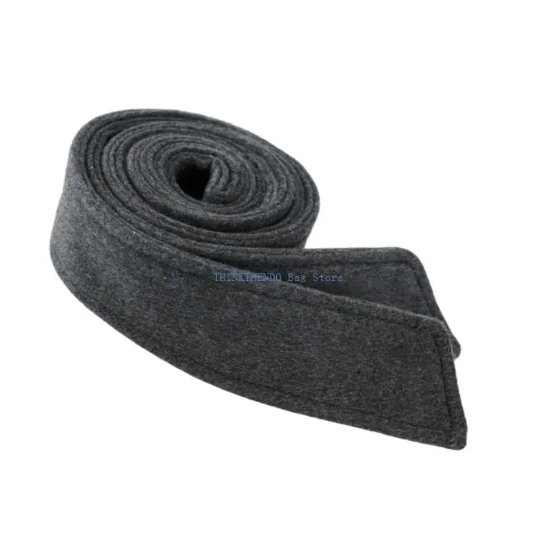 340D Selftied معطف الخندق حزام حزام خصر مزدوج الجوانب معطف ديكور حزام عريض