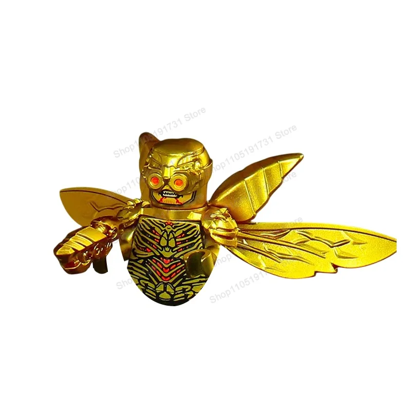 Série de dessins animés MOC, figurines miniatures Golden Wings, jouet de poupée assemblé, puzzle, assemblage, cadeau d'anniversaire pour garçon et fille