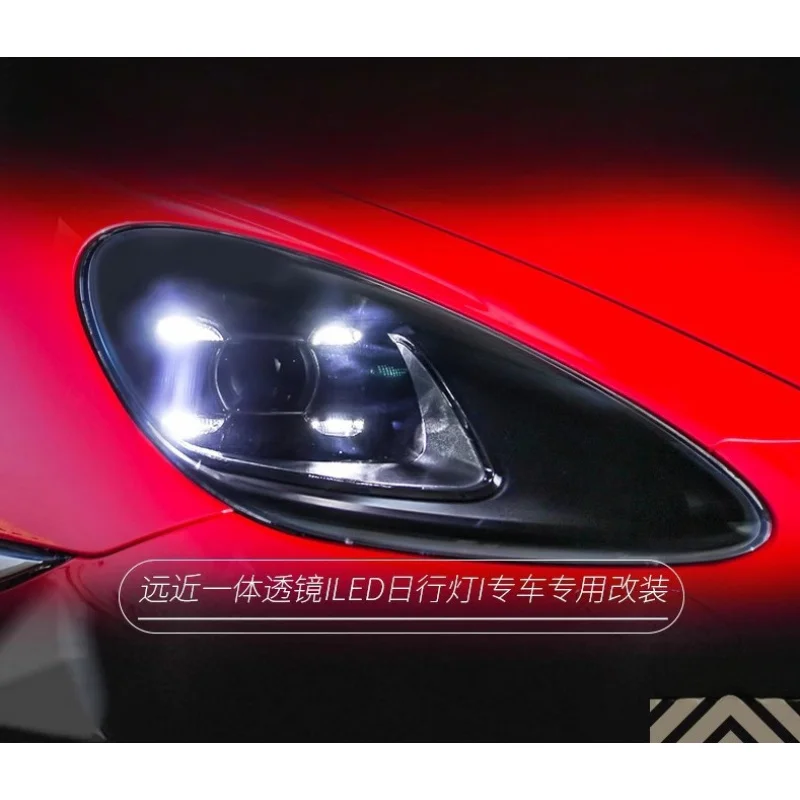 

Подходит для Porsche Cayenne 11-14: Модификация фар, линза светодиодных дневных ходовых огней для Cayenne 2019