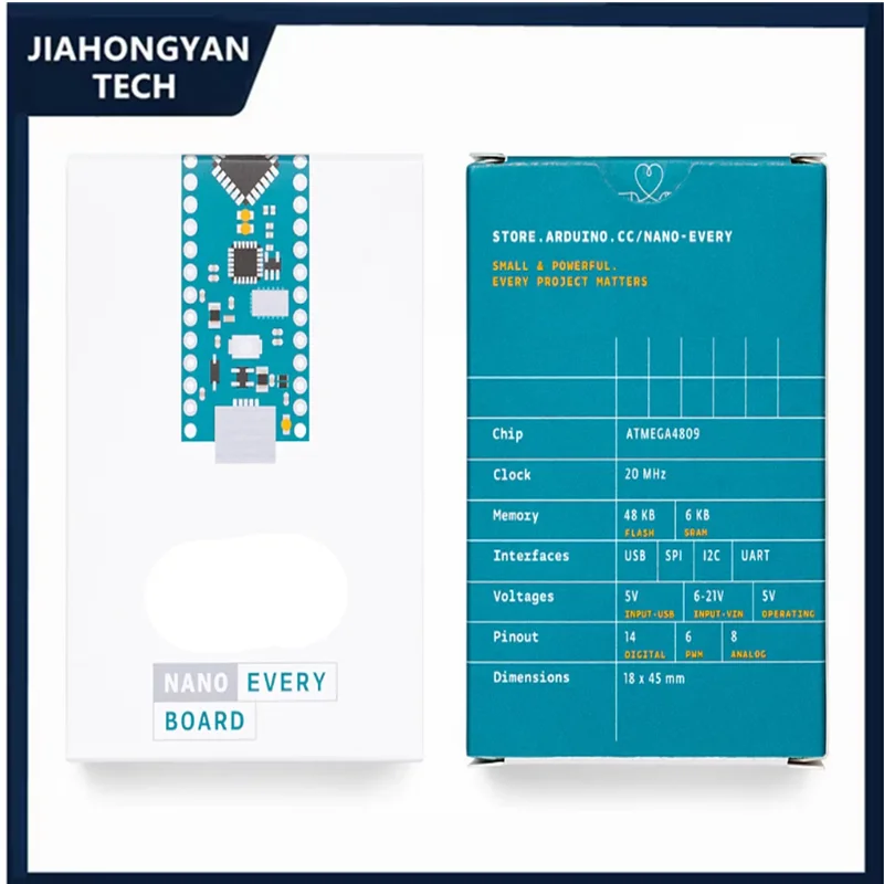 Original For Arduino Nano Every ABX00028 ATMega4809 development board