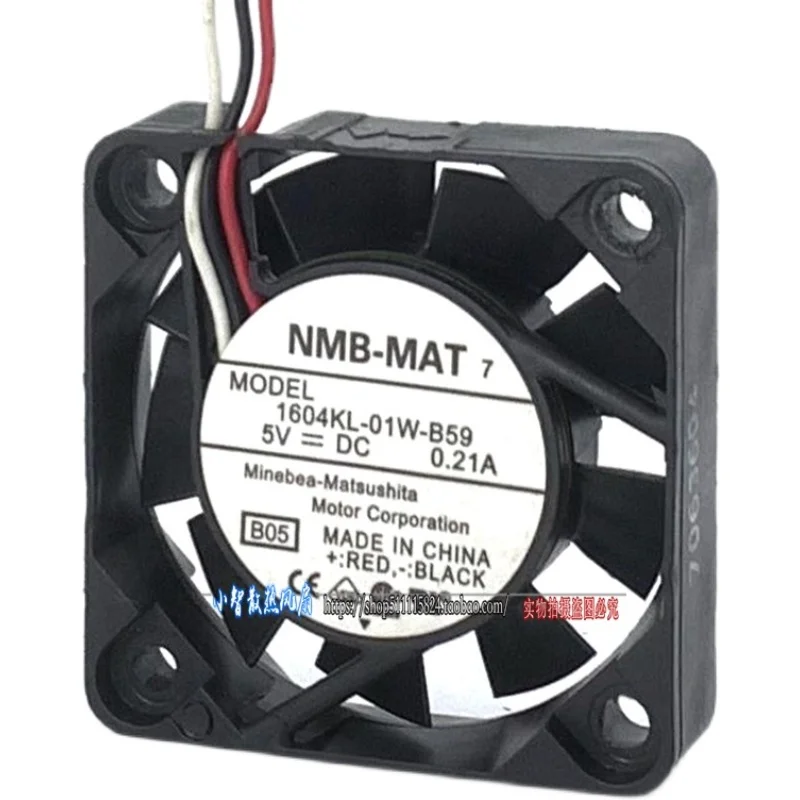 ORIGINAL 1604KL-01W-B59 5V 0.21A 4010 40*40*10mm NEW COOLING FAN RADIATOR