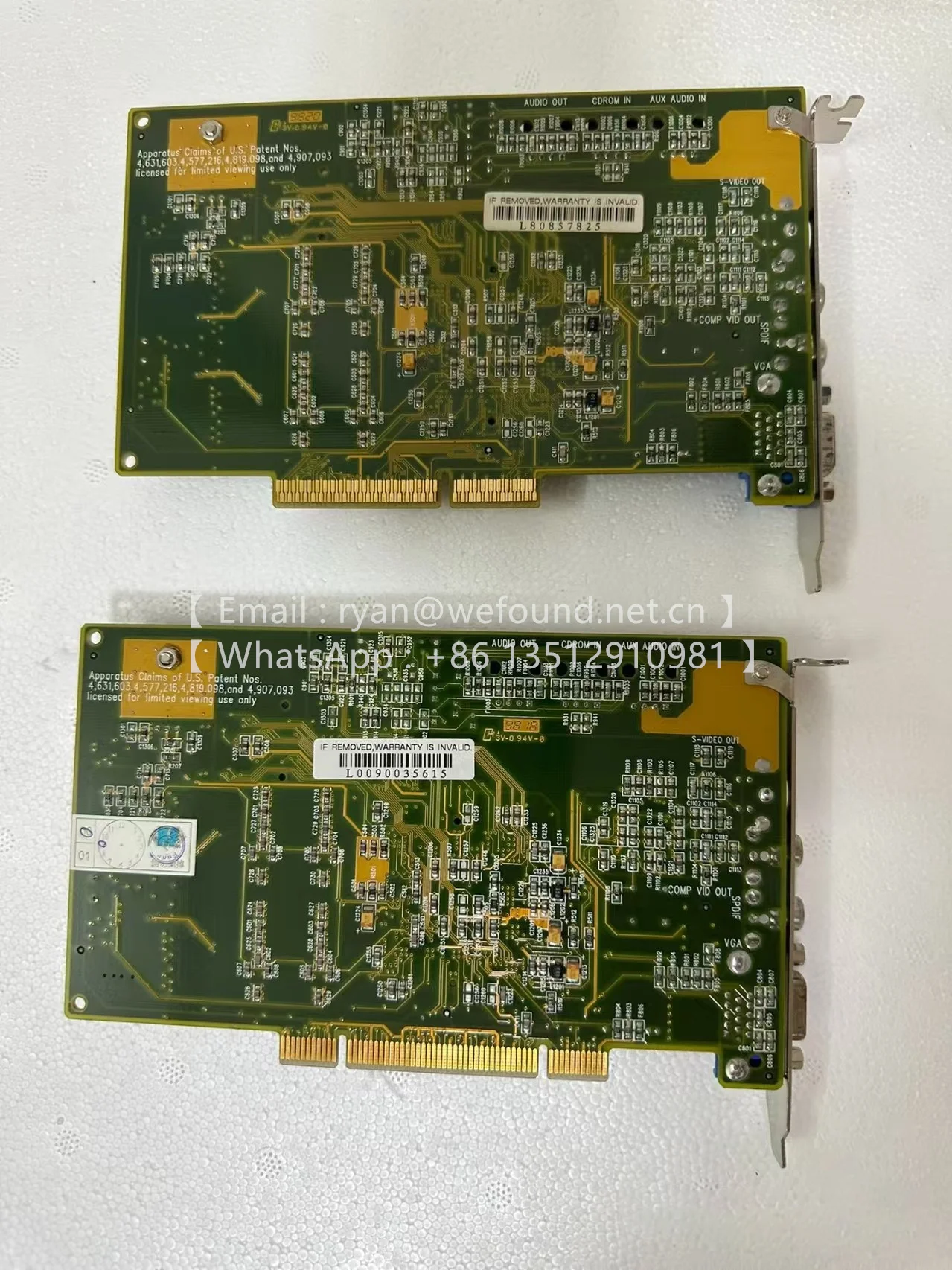 FOR Leadtek WinFast 3D S800 AGP PCI Display card