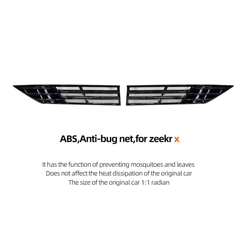 For ZEEKR X 2023-2026 Car Grille Insect Net Special Front Grille Modification Protective Cover Water Tank Anti Insect Guard