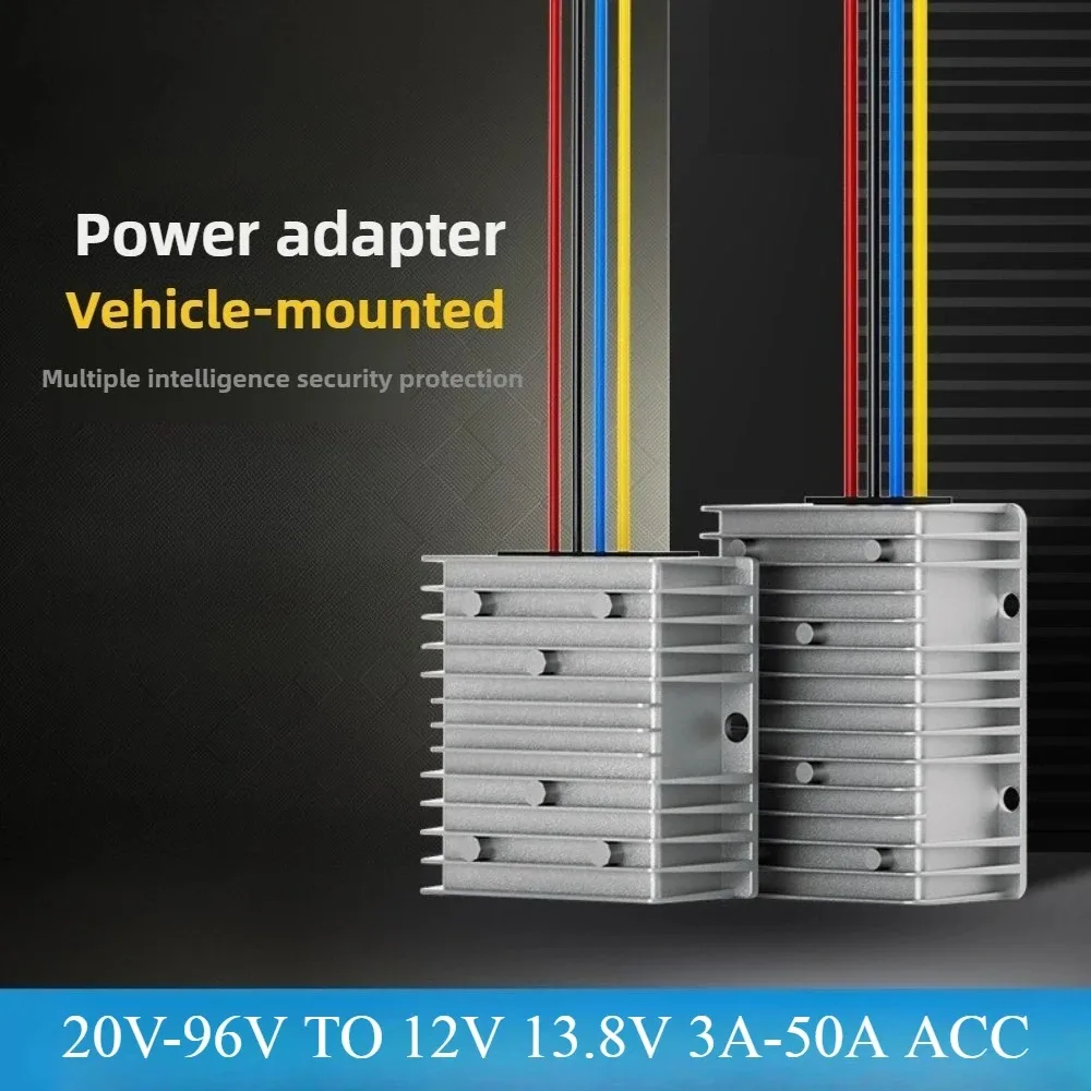 

48V 60V 72V 80V to 13.8V 5A-50A Step Down Switching Converter Voltage Regulator 20V-90V TO 12V 13.8V For Car Device CE RoHS