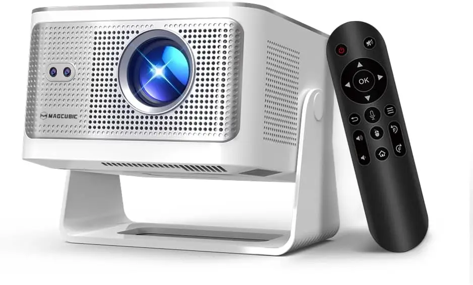 

Умный мини-проектор 4K 8K с WiFi6, Bluetooth 5.4, 600 ANSI, автофокусом, портативный, для домашнего и уличного кинотеатра