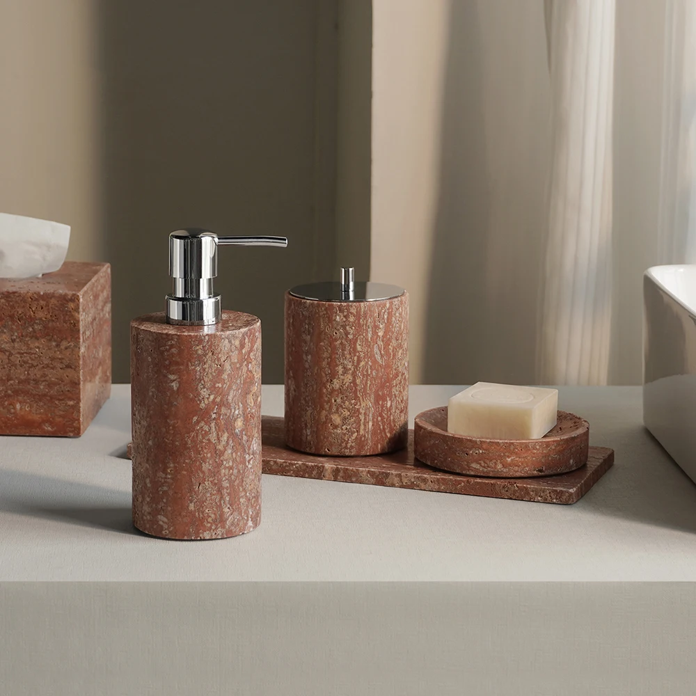 Set Kamar Mandi Travertine Mer - Zara Home Bathroom Set ulasan dan harga
