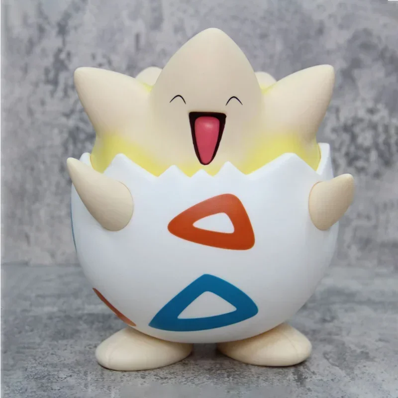 Pokemon Anime Figure 25cm Togepi Kawaii Manga Doll Statue Handmade Ornaments Pvc Peripheral Desktop Collectible Model Gift Toy