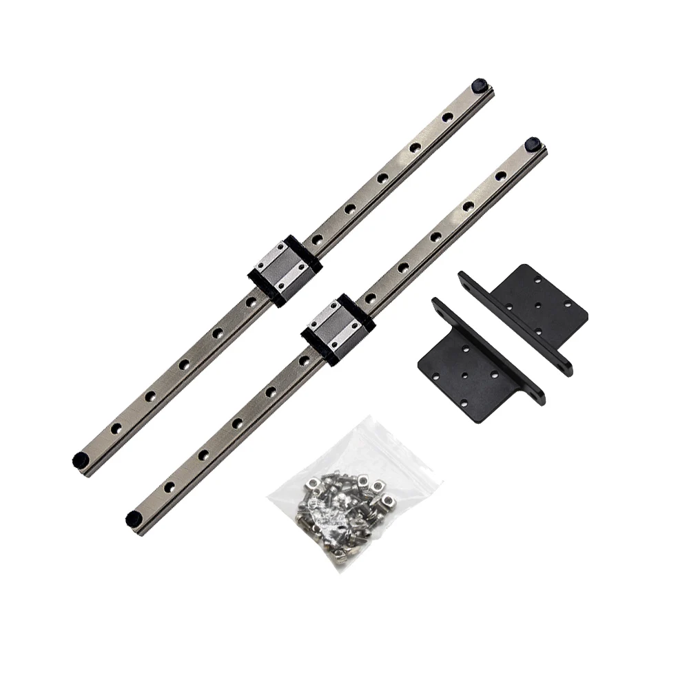 Ender 3/Pro/S1/Ender 3 V2 3D Printer Upgarde Kits Y Axis Linear Rail Kit X Axis Upgrade Kits with Bracket for Ender 3 V3 SE Rail