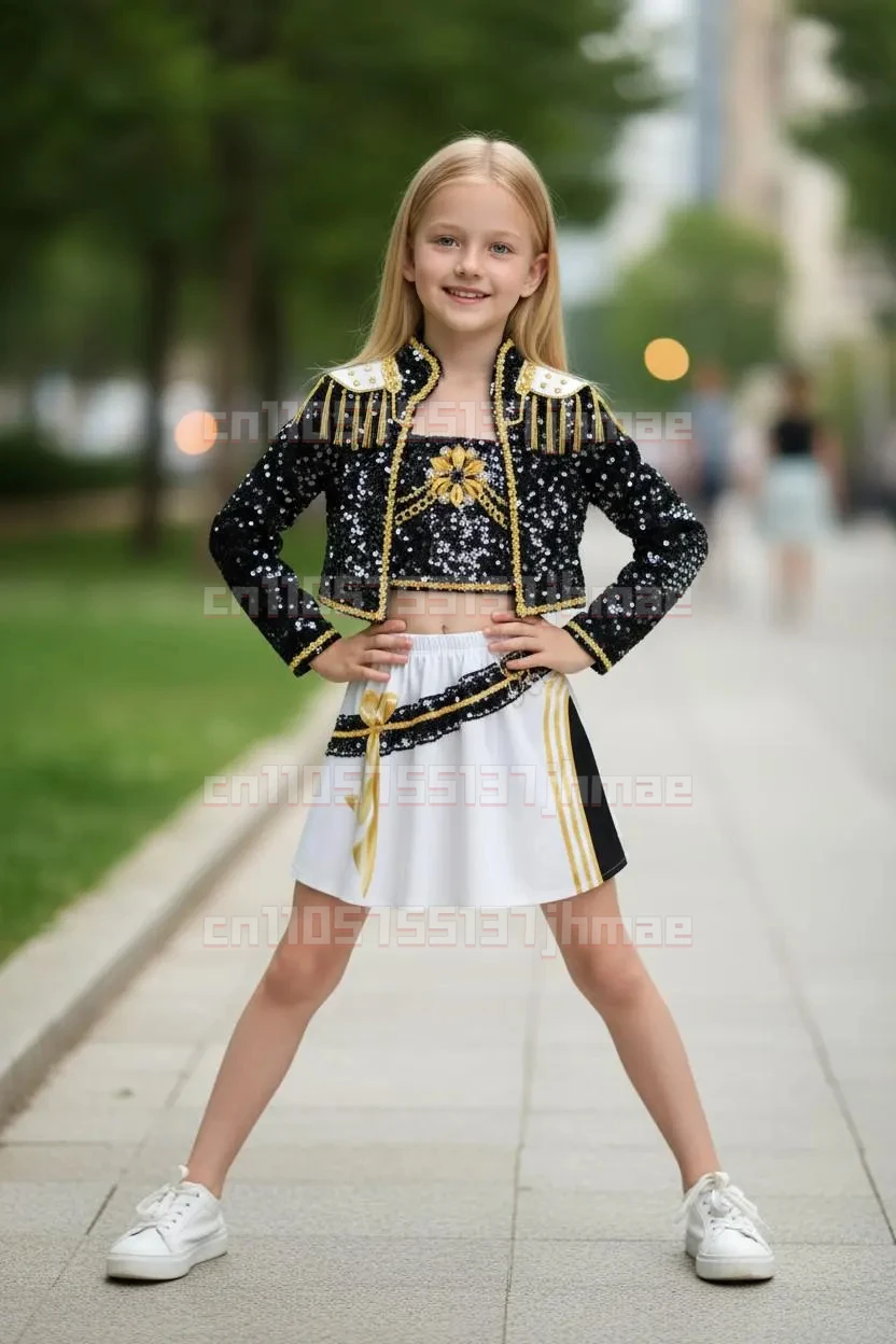 Disfraz de película Kpop Mira para niños y niñas, disfraz estampado de cazadores de demonios, Zoey Rumi, ropa de espectáculo de Carnaval, conjunto de Huntrix para niñas