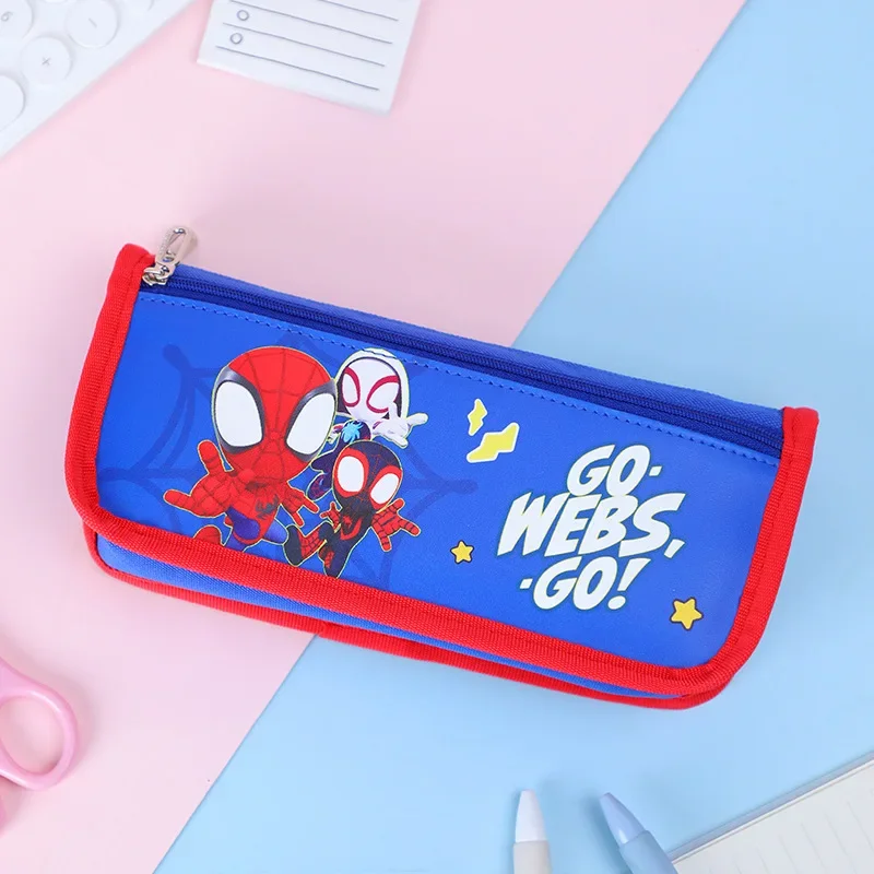 Disney Stationery Set Gift Boy Student Children Kid Cartoon Spiderman School Bag Pencil Case Bag Backpack Cup School Supplies