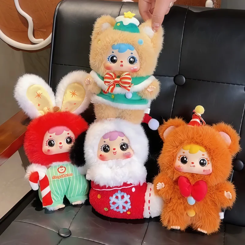 

Samuel Three Xiaomao Happy Christmas Night Series слепая коробка виниловая плюшевая виджет аксессуары для дома сюрприз Рождественский голодный подарок