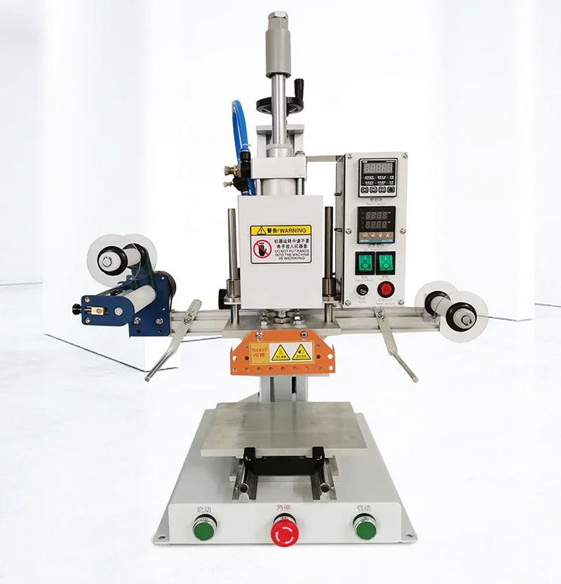 자동 핫 스탬핑 기계, 가죽 핫 엠보싱 로고 신발 상자, 플라스틱 종이 들여쓰기, 목재 브랜딩 기계