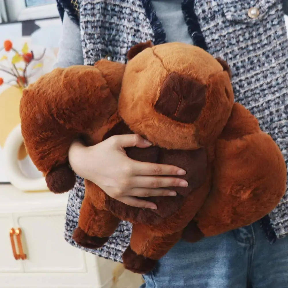 

PP Cotton Muscle Capybara Plushies Toy Soft Cartoon Anime Capybara Plush Muscle Man Pillow Funny Stuffed