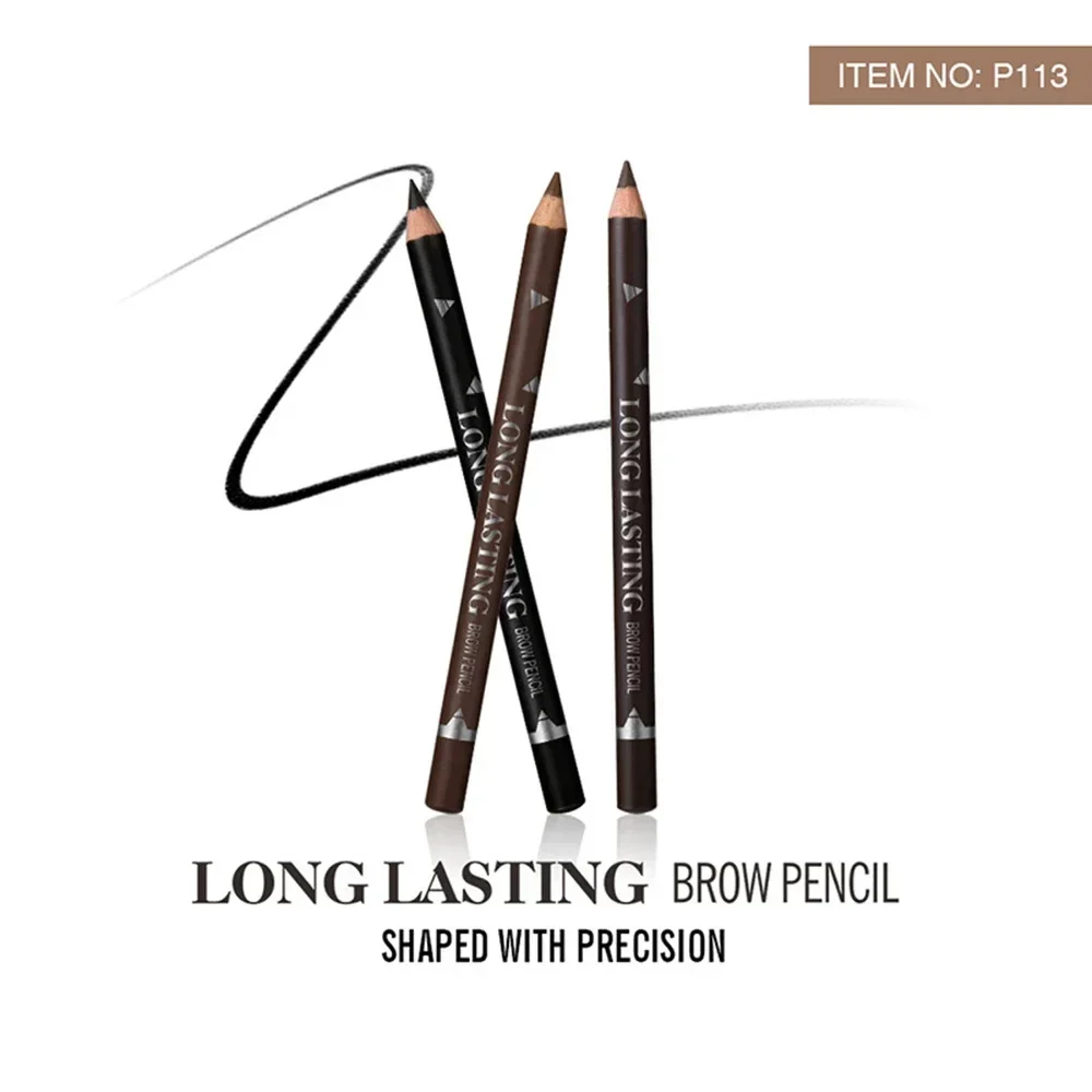 6/12Pcs Eye Brow Pencil Waterproof Professional Women Eye Makeup Pen Easy Color Natural Black Brown Cosmetic Beauty Eyebrow Tool