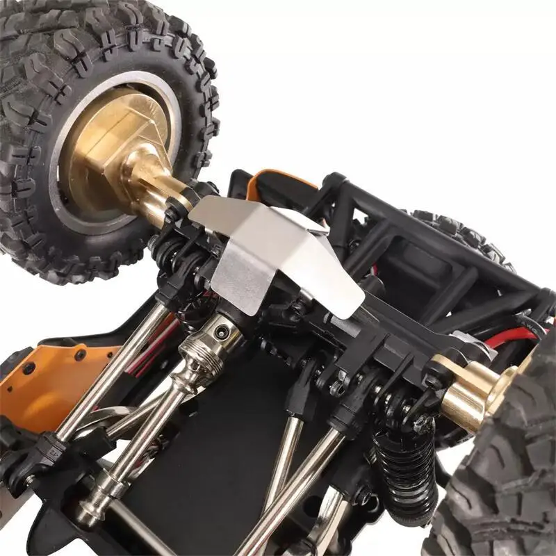 MJX Hyper Go H12Y/H12Y+ 1/12 RC auto-upgradeonderdelen - roestvrijstalen skidplate, duurzame metalen chassis pantserbeschermer voor verbeterde P