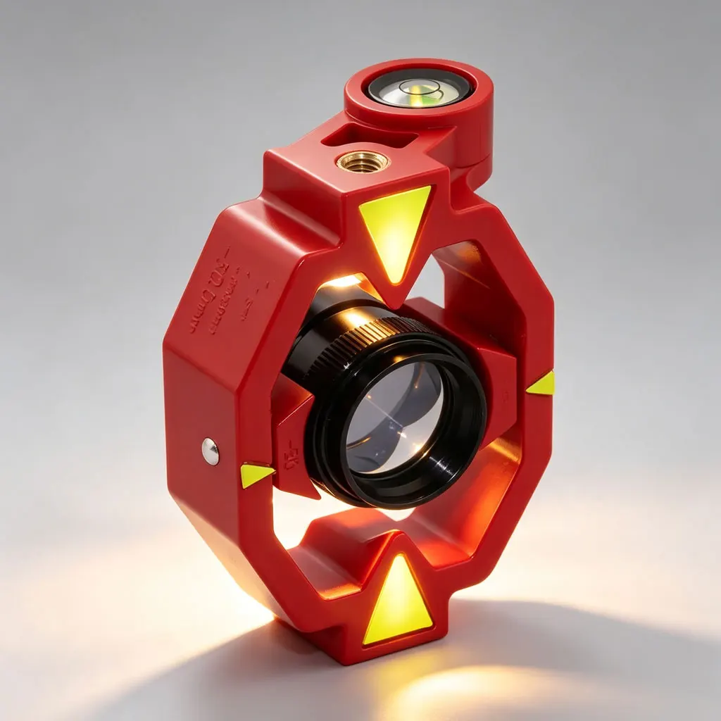 New 0/-30mm Prism Constant Total Station with 4 Poles for Accurate Measurement Surveying Equipment