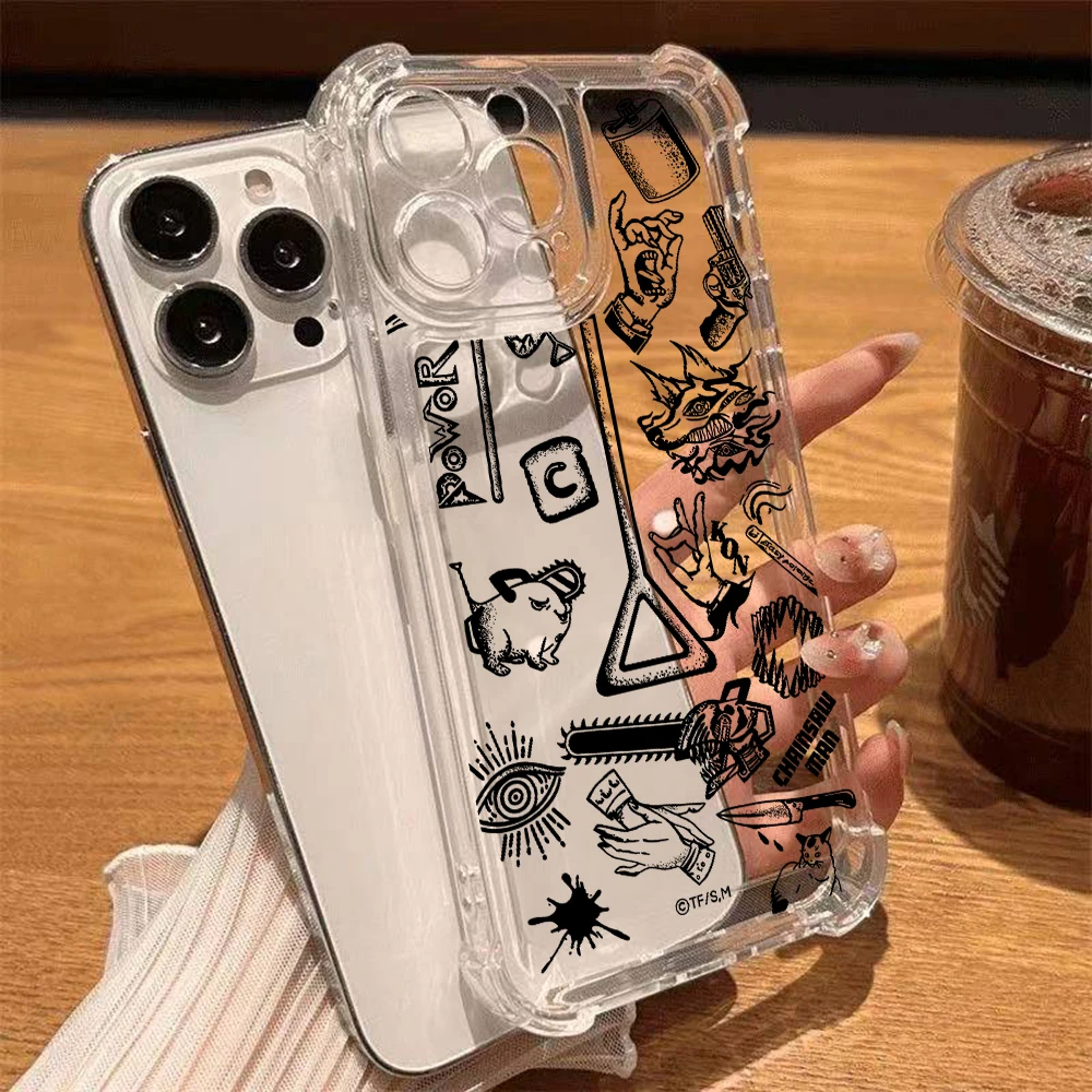 Chainsaw Man Denji Pochita Phone Case for Samsung Galaxy S25 S24 S23 S22 S21 S20 FE Ultra Plus 5G Note 20 10 Pro Soft Thin Cover - náhled 6
