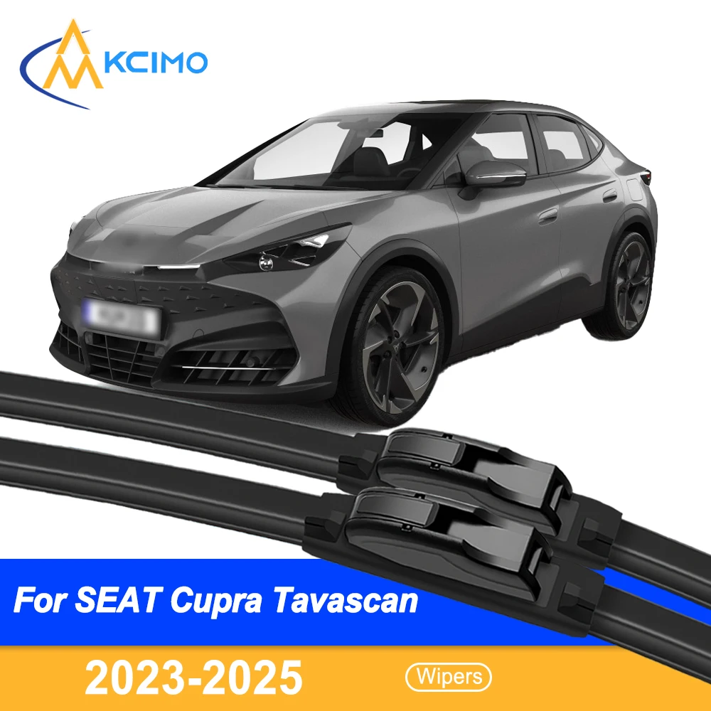 

Для SEAT Cupra Tavascan 2023-2025 силиконовые щетки стеклоочистителя автомобиля-всепогодные бесшумные дворники для лобового стекла, быстросъемный зажим