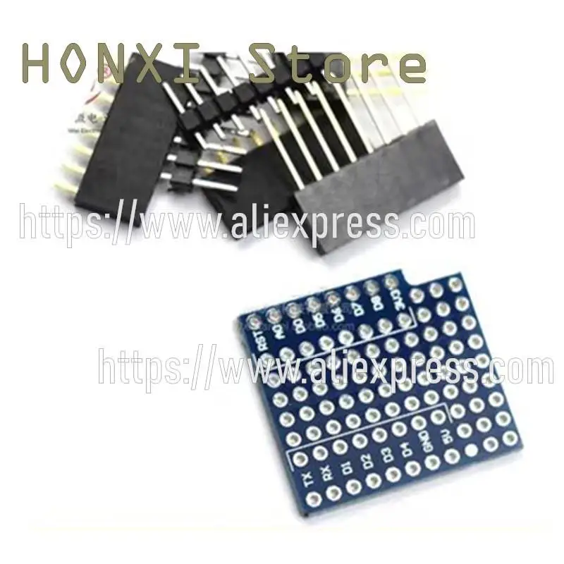 1PCS D1 mini double-sided board bread board WIFI Internet of things development board bread plate extended edition FOR D1MINI