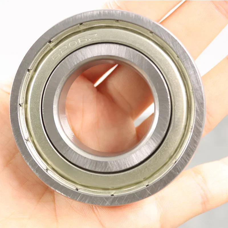 2/lote de rodamientos 6200 6201 6202 6203 6204 6205 6206 6207 ZZ, sello de Metal, rodamiento rígido de bolas de acero cromado de alta calidad y bajo ruido