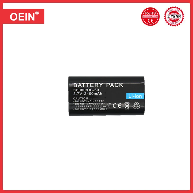 4Pcs Klic-8000 DB-50 Klic 8000 Klic8000 Battery for KODAK Z612 Z712 Z812 IS Z1085 Z1015 Z1012 Z1485 Z8612 Zx1Digital Camera