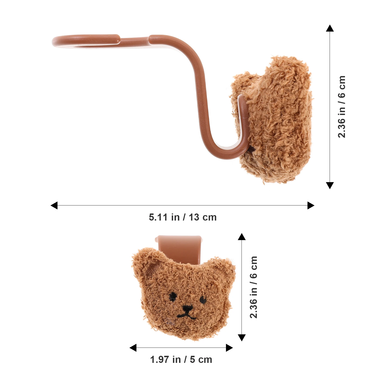 2 шт. крючки для спинки автомобильного сиденья, прочный полипропилен, мультяшный многофункциональный ящик для сумок, зонтов, ключей от машины