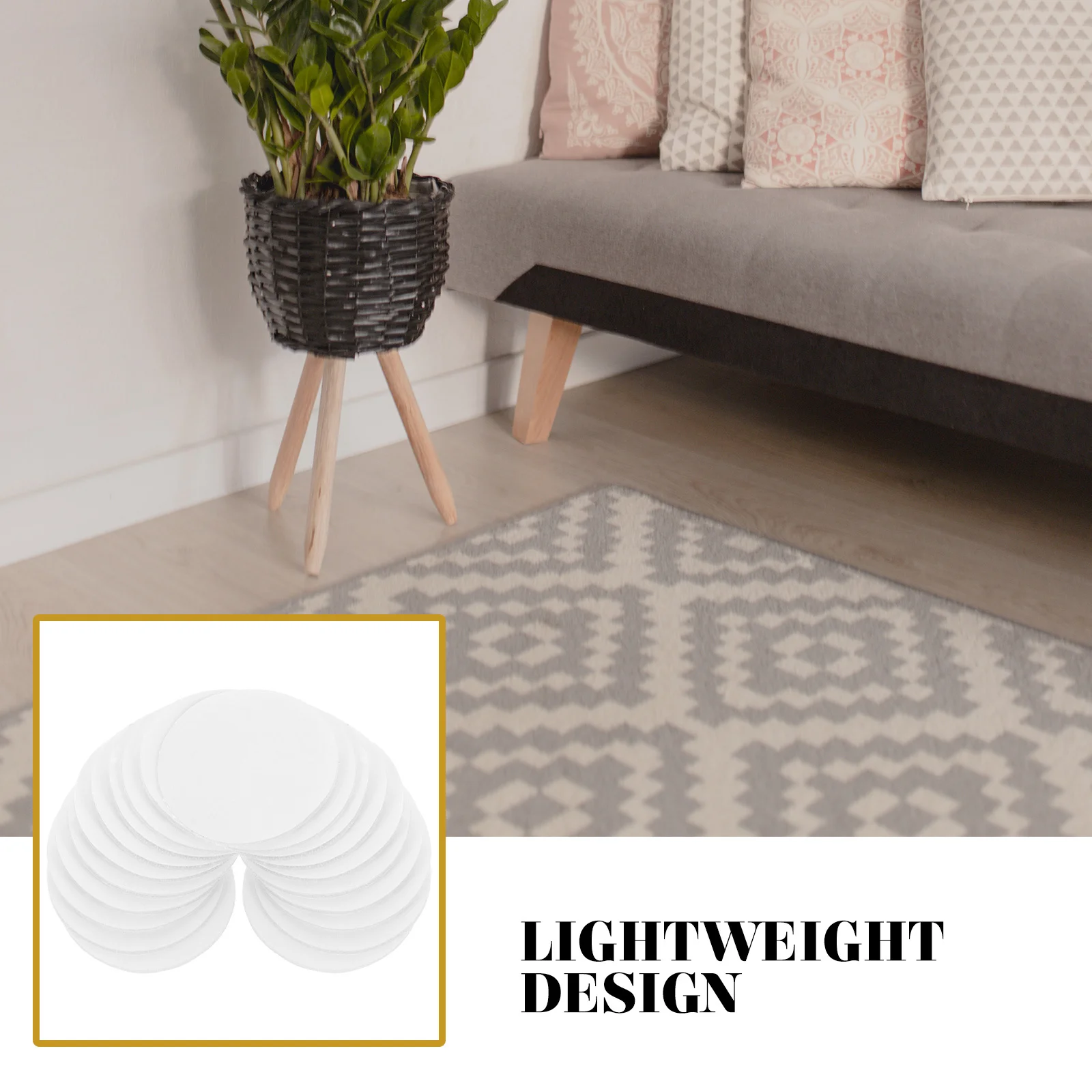 30Pairs على الوجهين هوك وحلقة السجاد القابض قوي لاصق البساط منصات القابلة للإزالة قابل للغسل للمنزل وسادة أريكة السرير