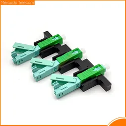 High Quality 53MM SC APC SM Single-Mode Optical Connector FTTH Tool Cold Connector SC UPC Fiber Optic Fast Connnector Wholesale