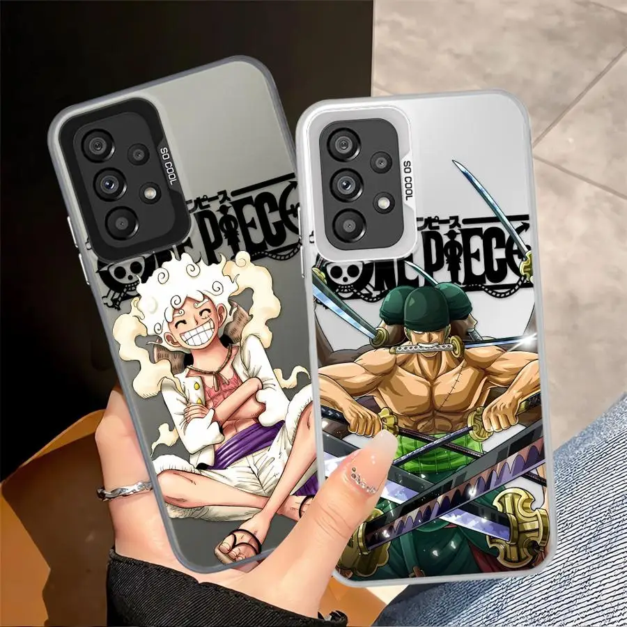 Phone Cover Case for Samsung Galaxy A13 A72 A32 A36 A16 A34 A12 A54 A14 A56 A23 A71 A25 A73 A17 A52 Japan Anime Luffys Zoro
