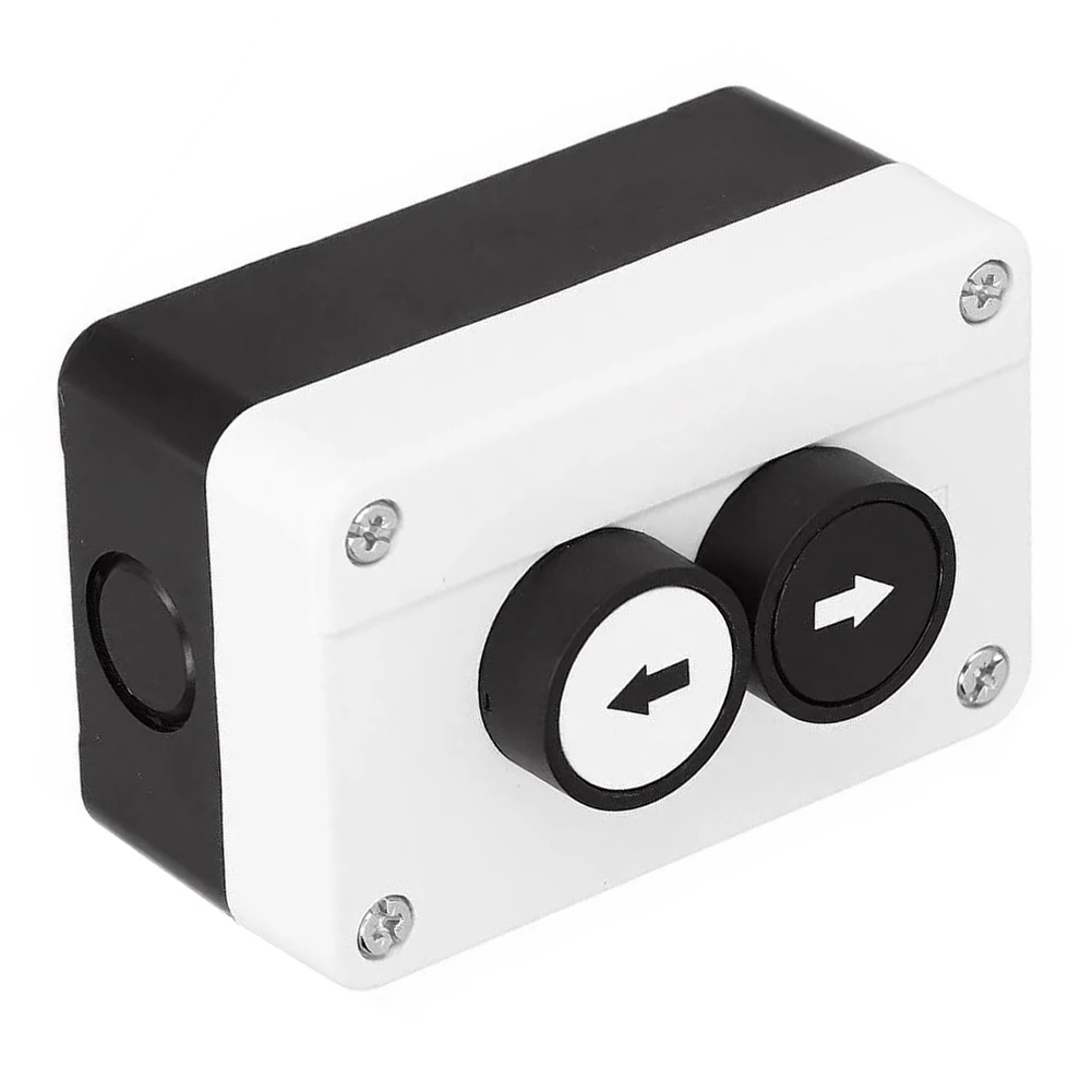 IP66 Rated Self-Resetting Push Button Switch for Crane Power On Off Control and Rolling Door Auto Mode Activation ABS Housing