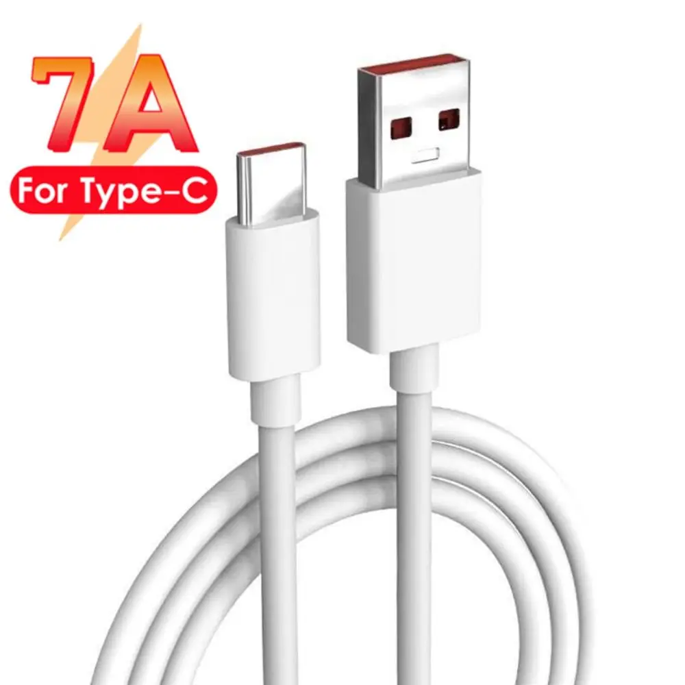 Adapter Power Bank Mobile Phone Digital Cables Data Cable Type C USB 7A Fast Charger Cable Data Cord USB Type C Cable Sync Wire