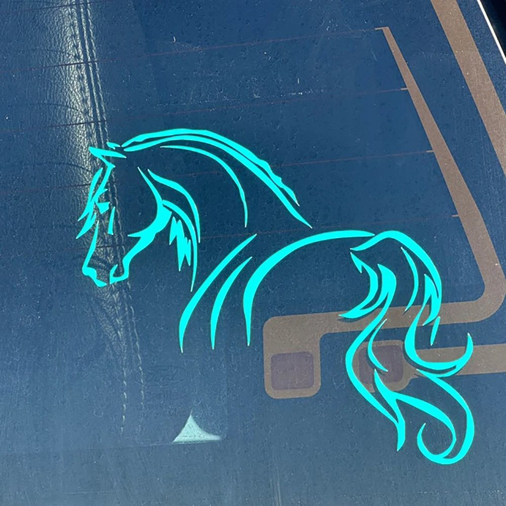 Horse Design Car Windows Bumper Stickers Accessories Vinyl Decor Decals Film Waterproof