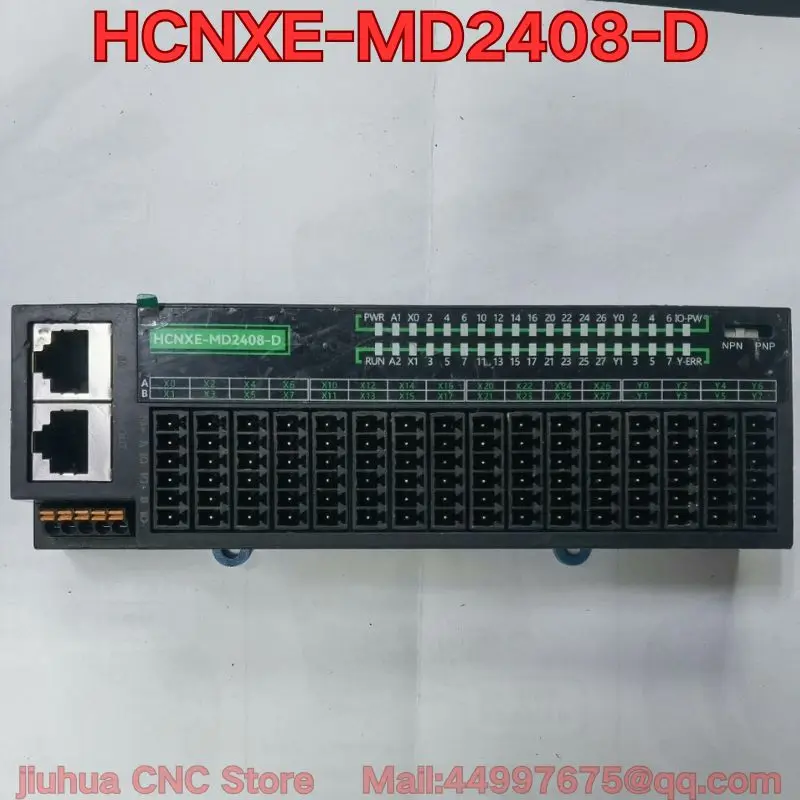 

Бывший в употреблении тест функции дистанционного модуля ПЛК HCNXE-MD2408-D обычно.