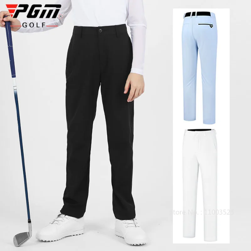 PGM Golf Pants Kids Boys Anti-Sweat Sports Trousers Spring Autumn Elastic Waistband Sport Pants Children Casual Sweatpants