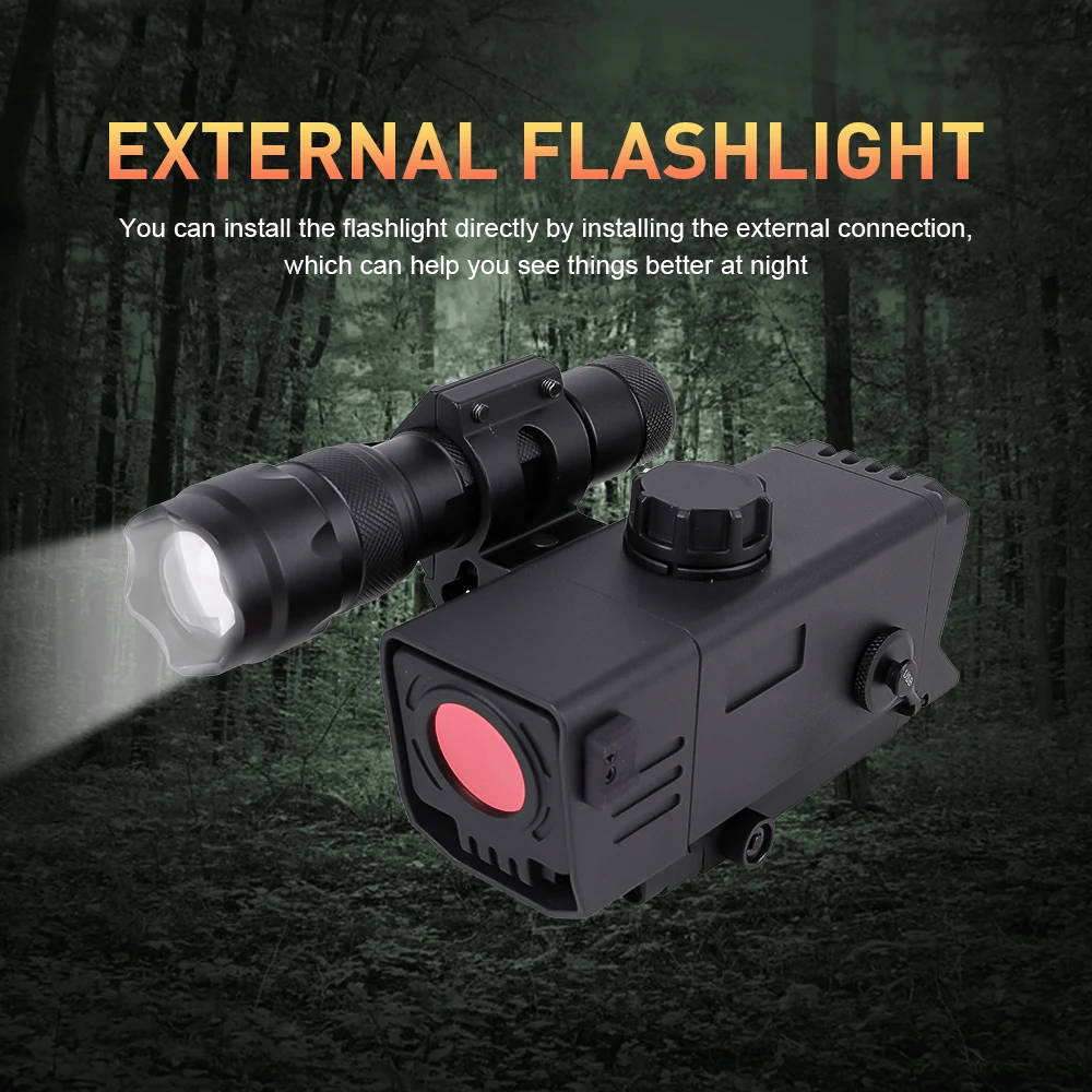 MS32 Digital Night Vision Scope Mount NV Sights Optical 3.5x32 Digital Infrared NV Night Vision Red Dot Sight TRD10 Pro Reticle