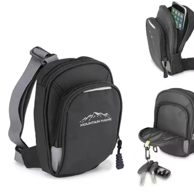 Motorcycle Leg Side Bag Waterproof Drop Waist Leg Bag Thigh Belt Hip Bum Mobile Phone Purse Fanny Pack Bags Adjustable Belt Wais
