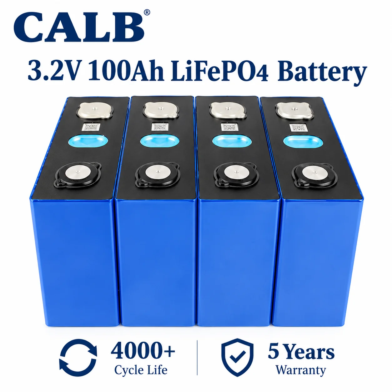 CALB 100Ah 3.2V LiFePO4 Battery Cells 4-16PCS for DIY 12V 24V 48V Solar Energy Storage System RV Boat Off Grid Power Supply