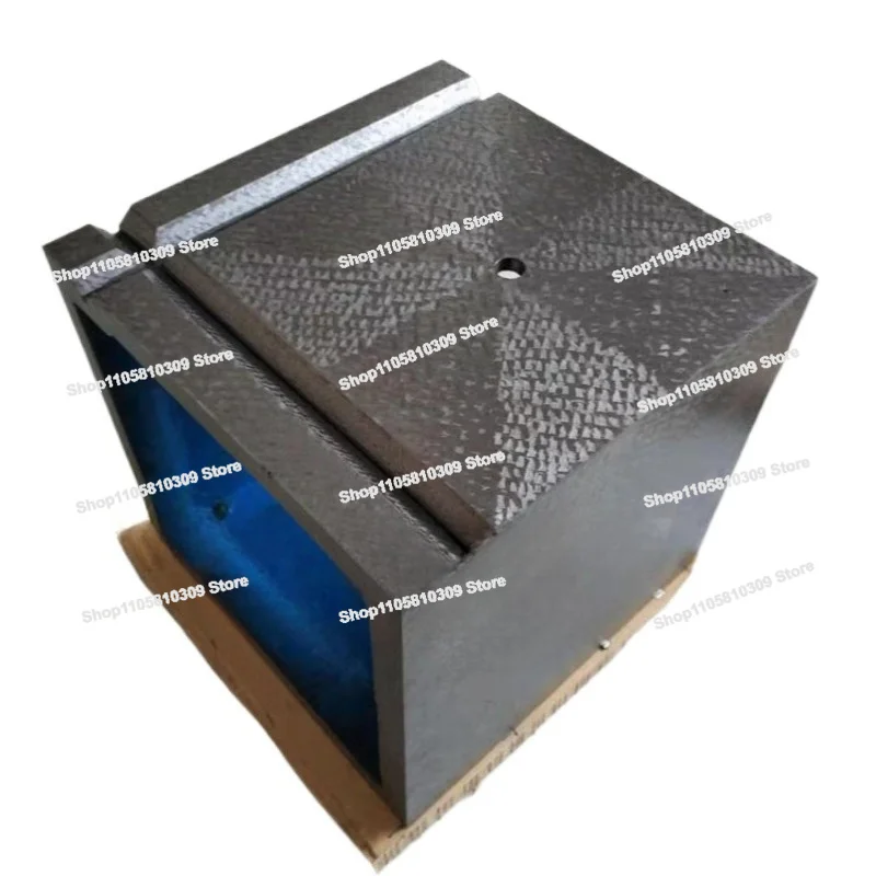 Cast Iron Square Box, Fitter Cast Iron Scribing Square Box Level 1 Inspection and Measurement Cast Iron Square Box